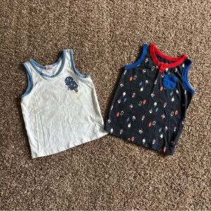 Boys Sleeveless 4th of July Popsicle & Ice Cream Tops